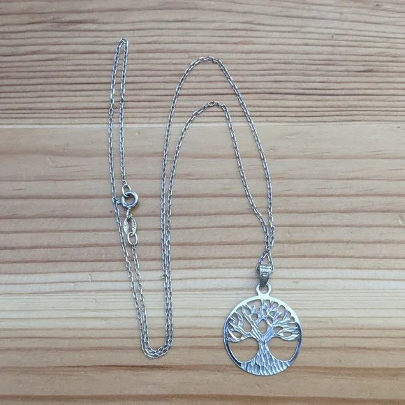 Sterling Silver Tree of Life Necklace - Picture 4 of 4